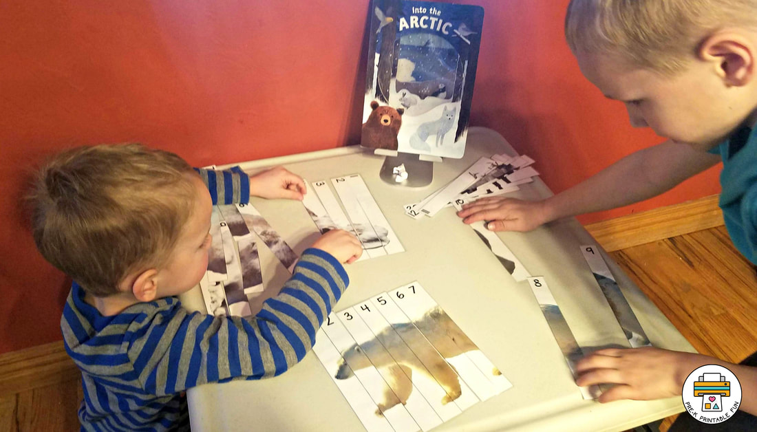Arctic Animals Preschool Activities - Pre-K Printable Fun