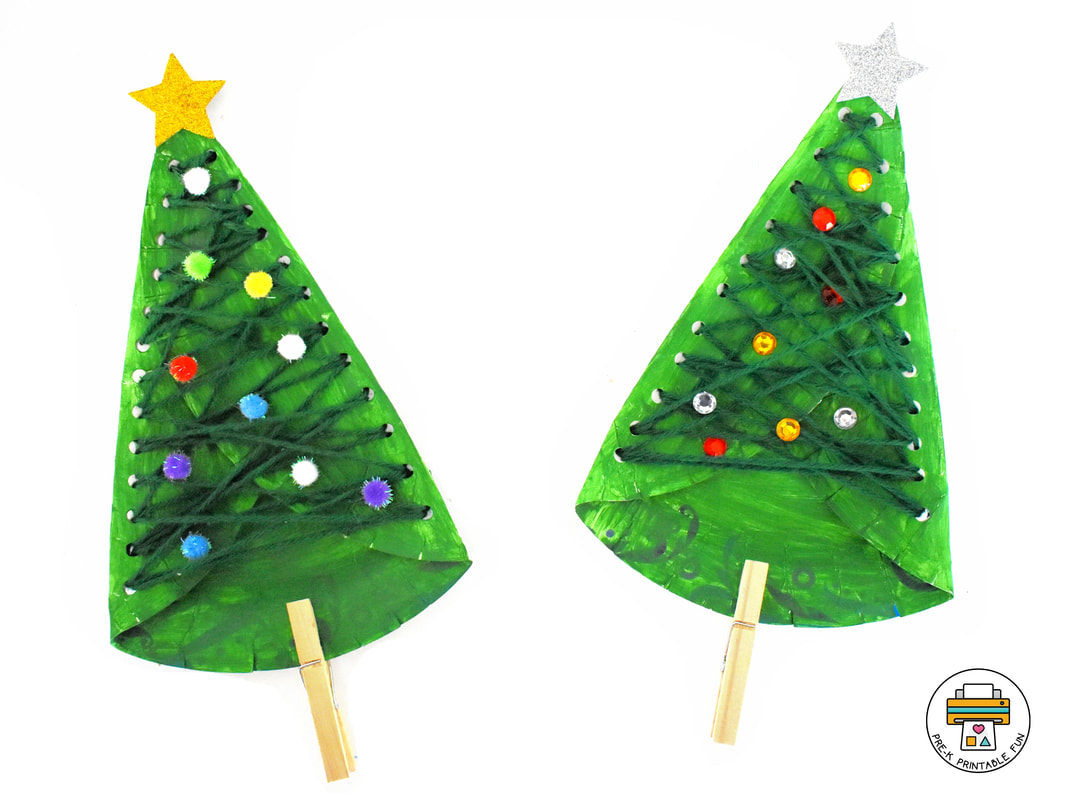 Decorate the Christmas Tree: Easy Fine Motor Activity for Kids - Happy  Toddler Playtime