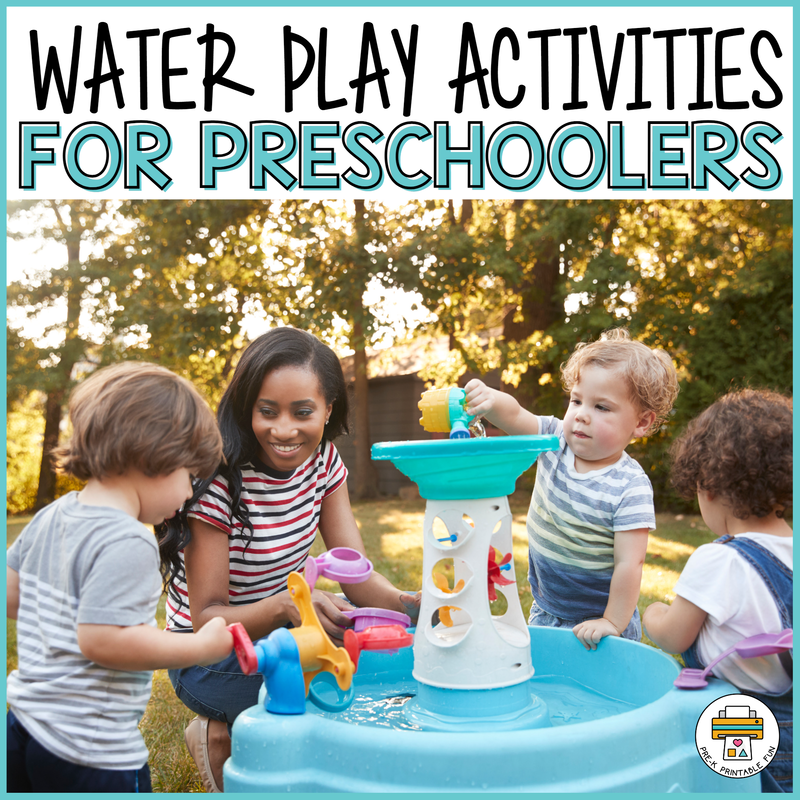 Preschool Water Play Activities - Pre-K Printable Fun