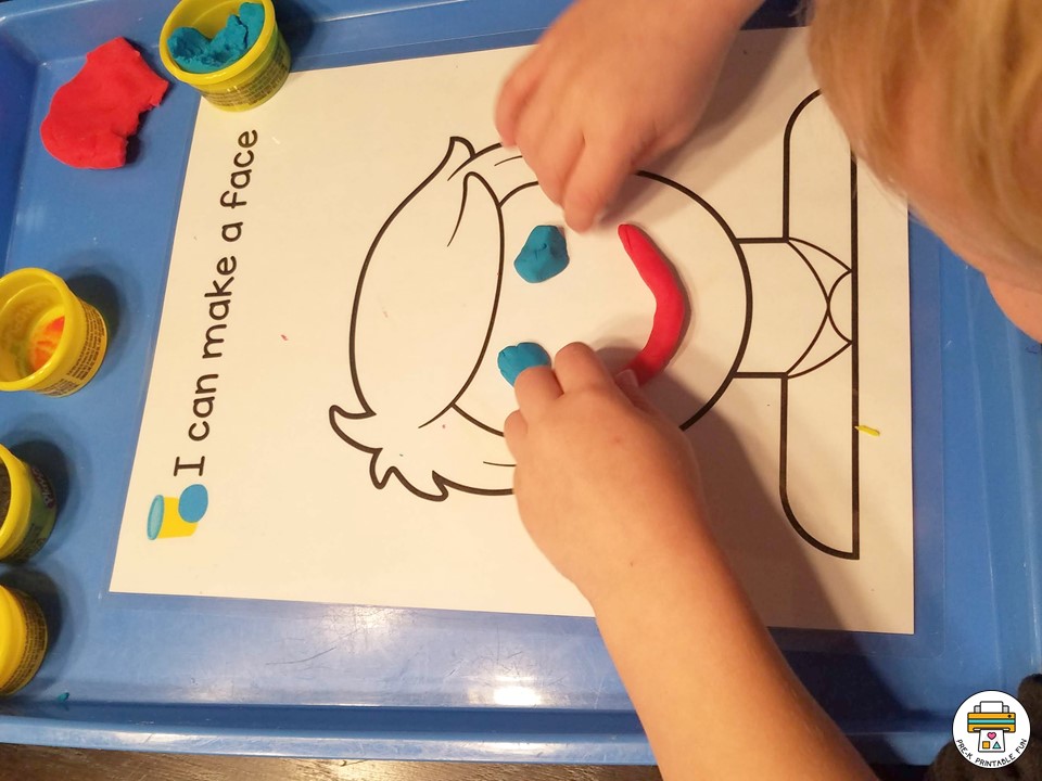 Emotion Play Dough Mats - From ABCs to ACTs