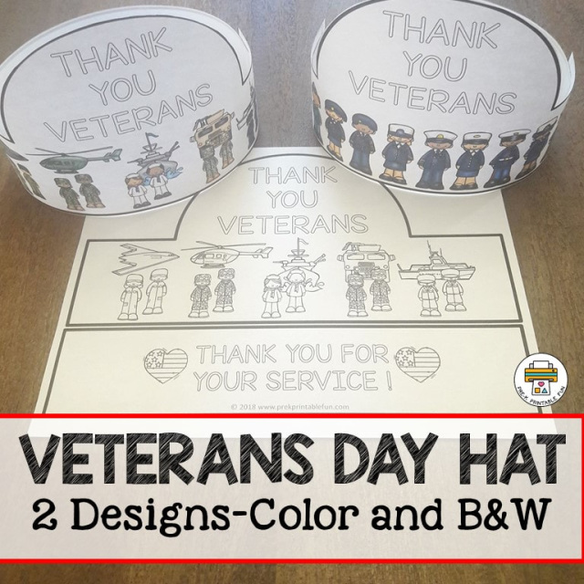 Free Veterans Day Hat