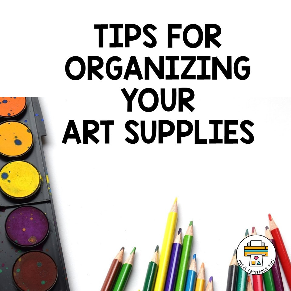 How I Organize My Art Supplies - The Happy Ever Crafter