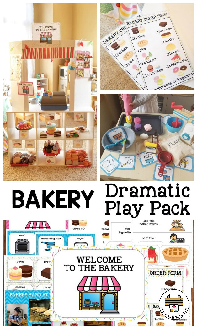 Bakery Dramatic Play Pack Pre K Printable Fun