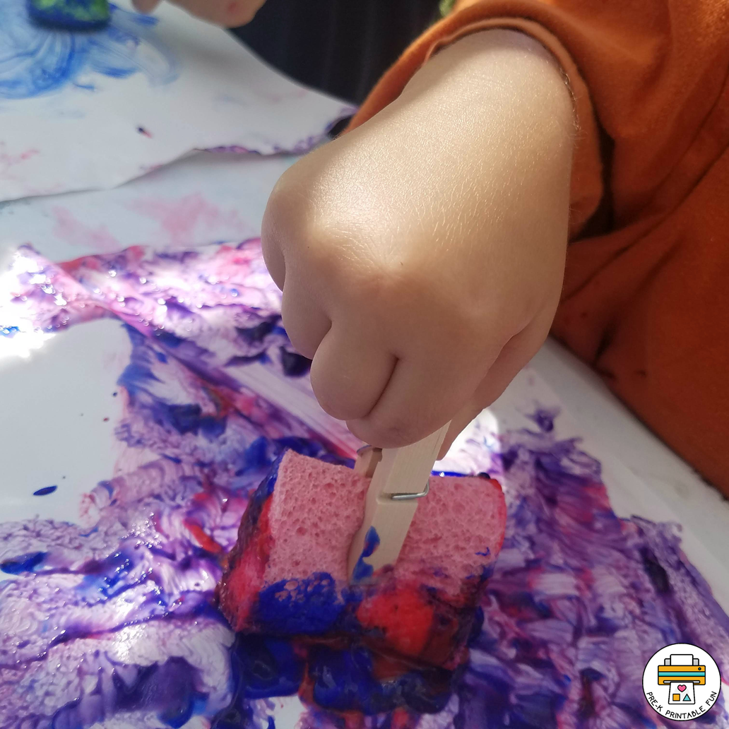 Pet Rocks - Process Art Painting Activity for Preschoolers