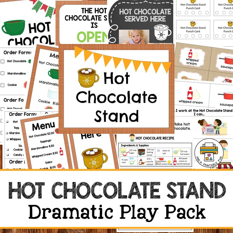 Hot Chocolate Dramatic Play Pack