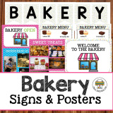 Bakery Dramatic Play Pack