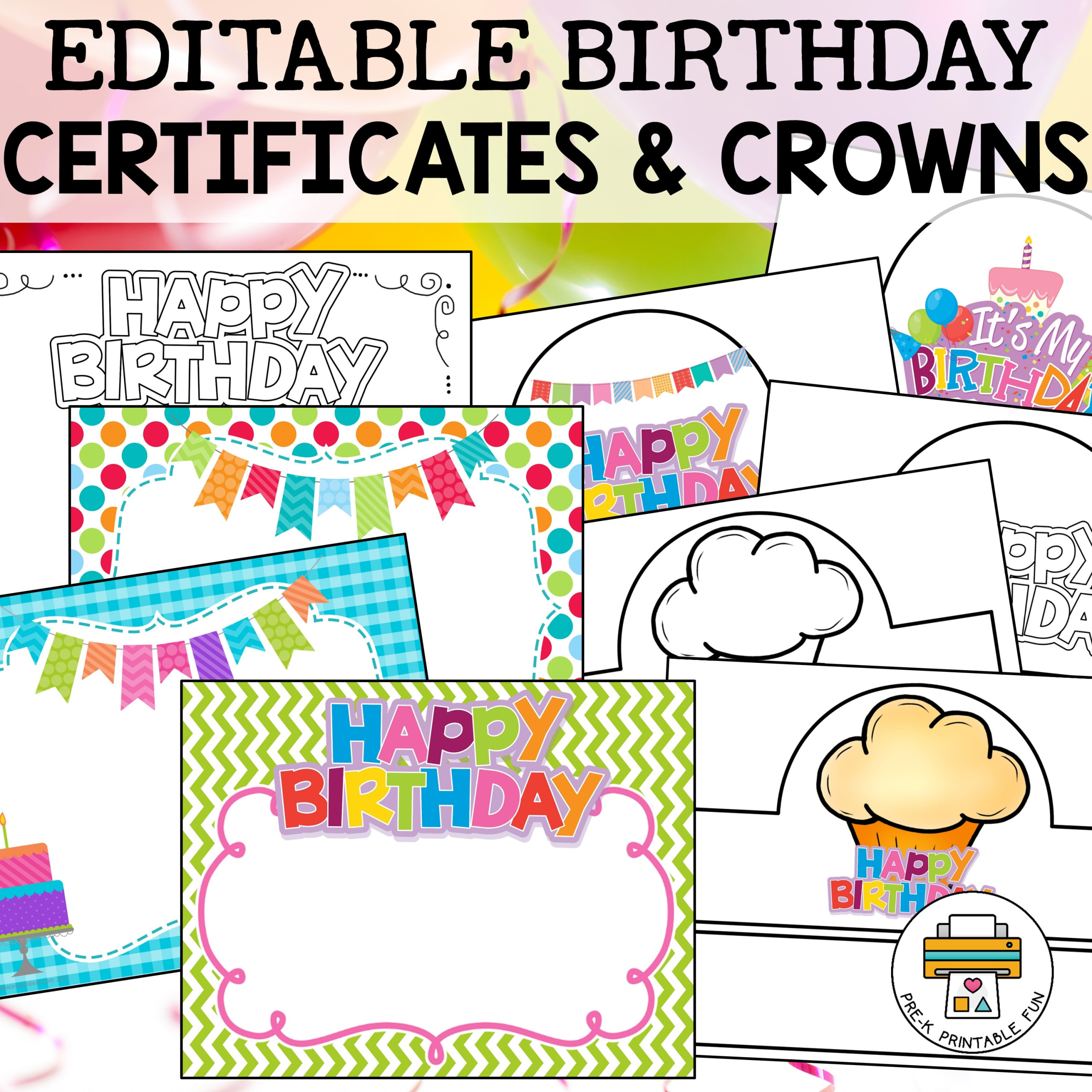 Free Printable Birthday Certificates Printable Templates