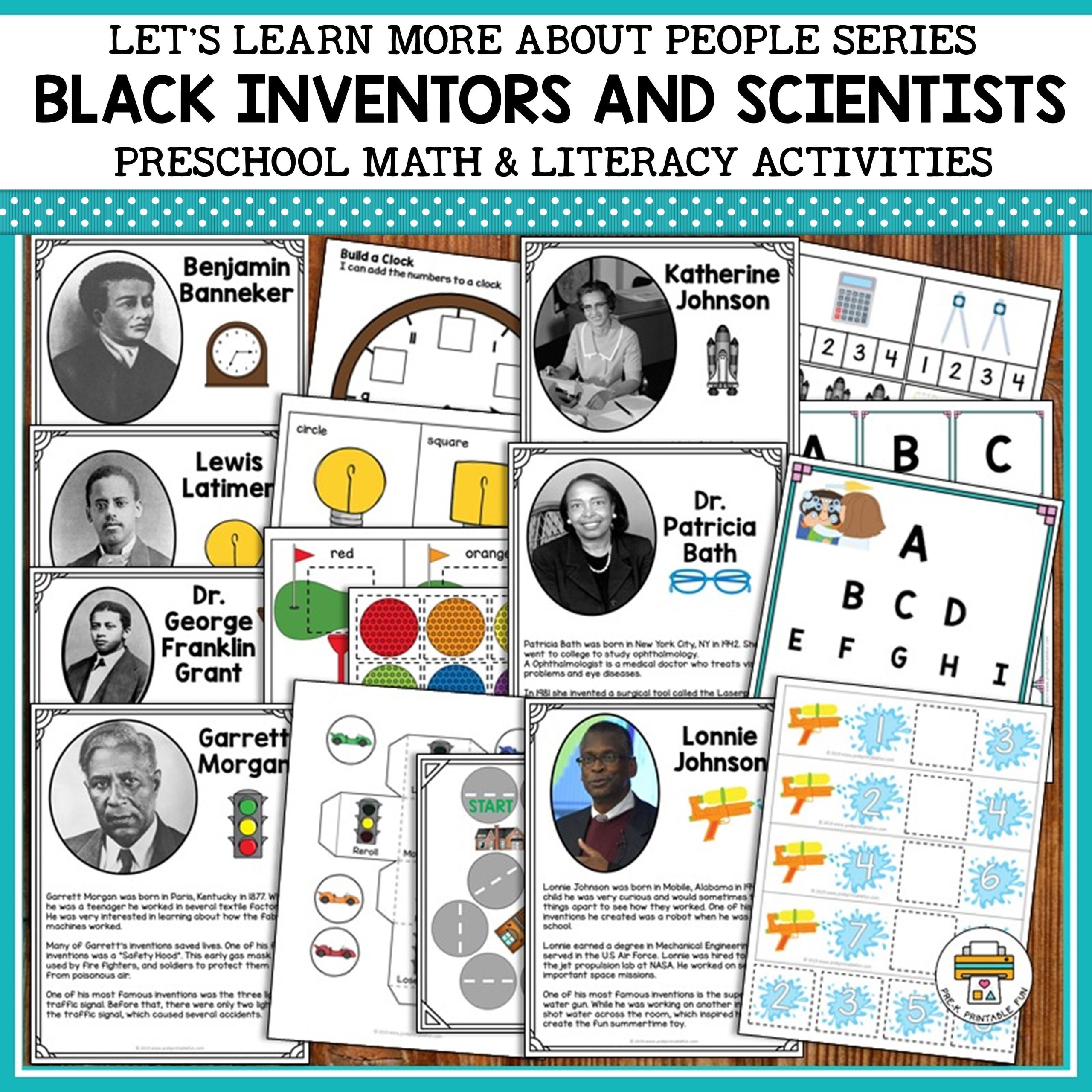 Printable Black Inventors Poster