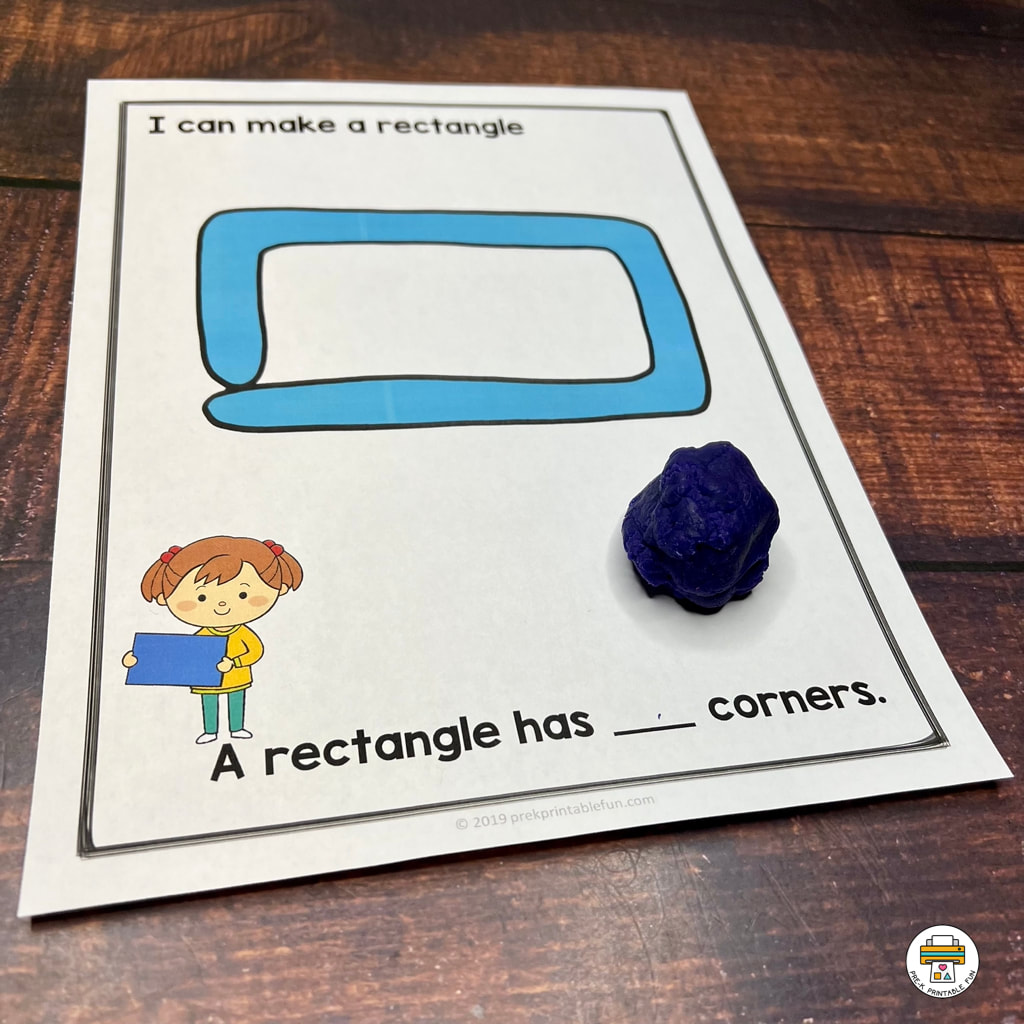 I can make a rectangle playdoh mat rectangle outline rectangle template